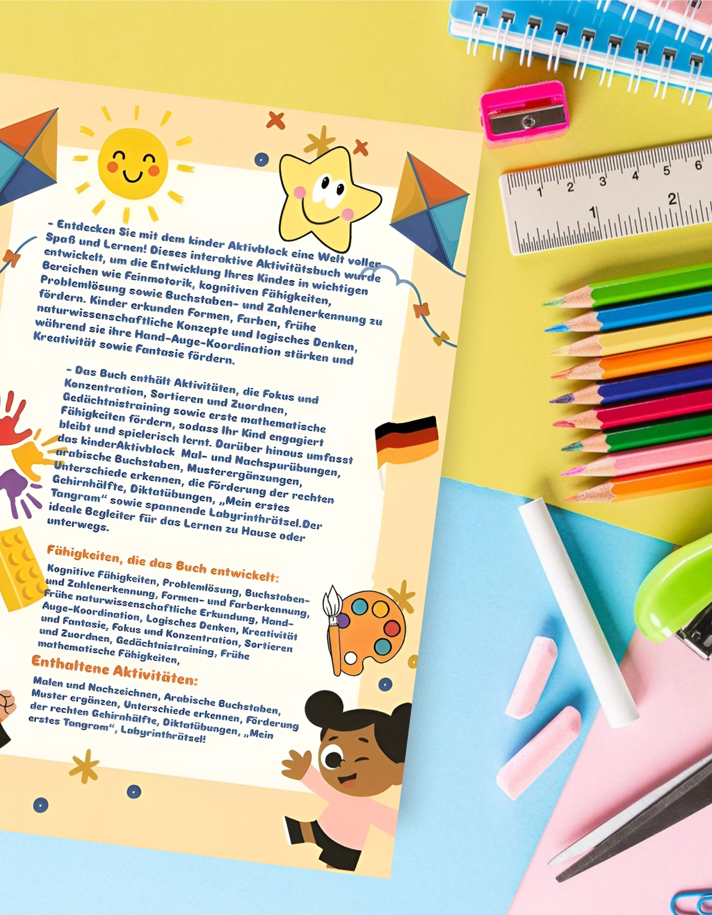 Kinder aktiv block - German Activities Book