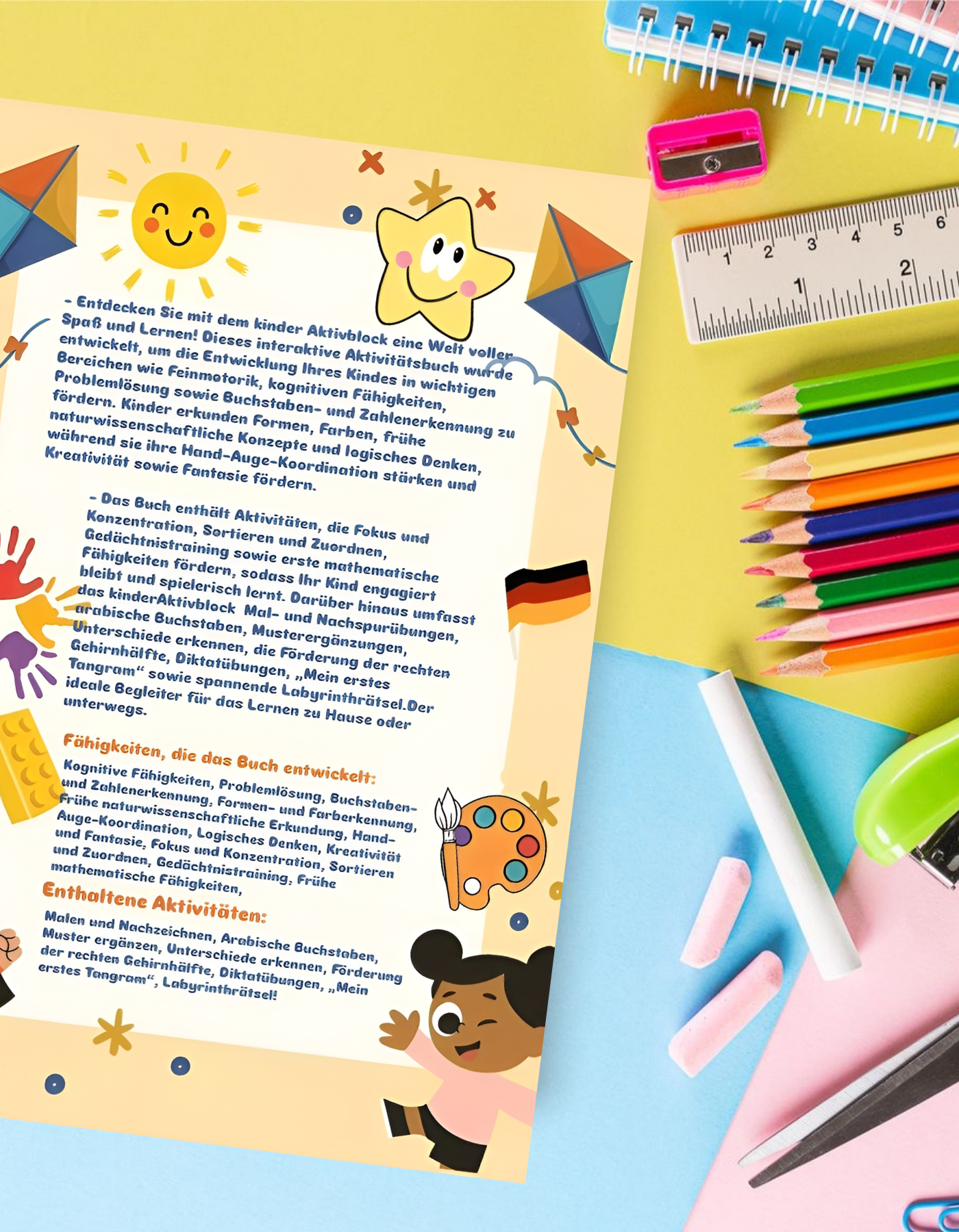 Kinder aktiv block - German Activities Book