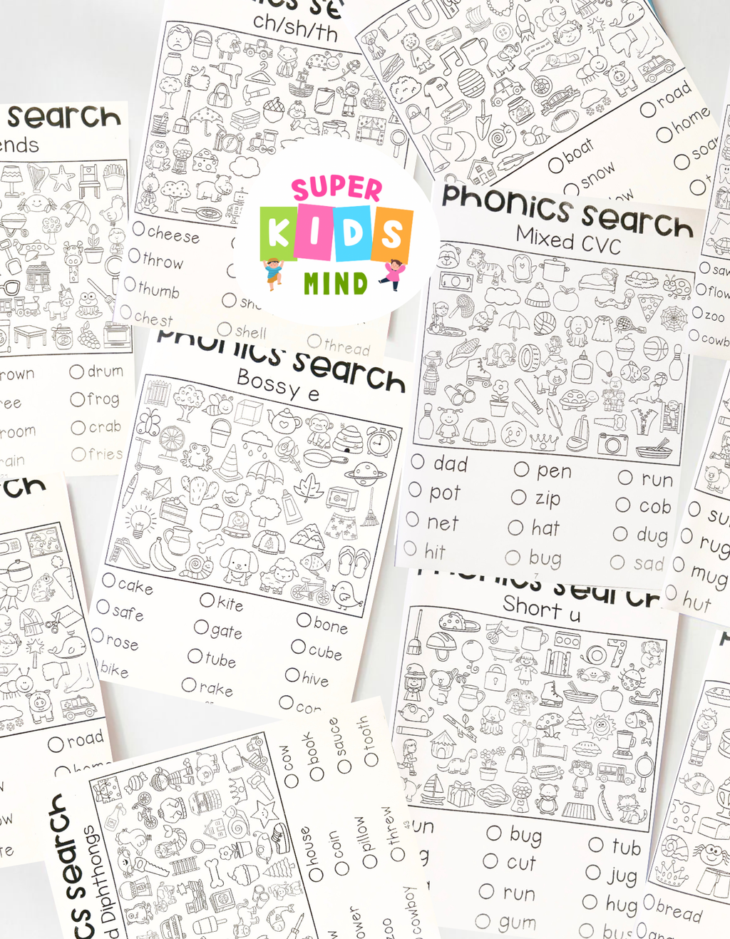 Phonics chart Activity