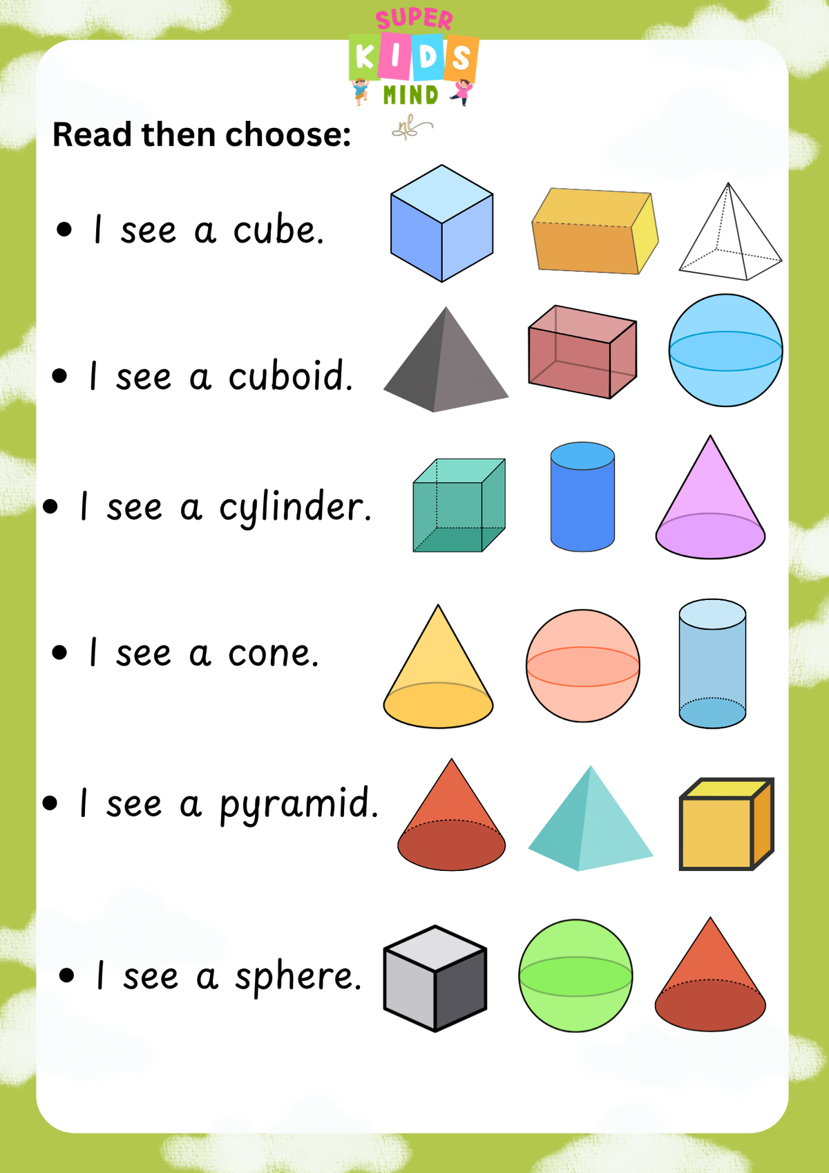Reading Fluency (Comprehension strips)